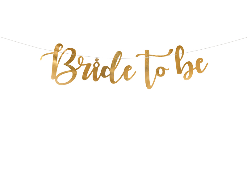 Banner na zavesenie Bride to be